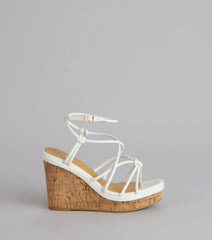 Sunny Days Strappy Platform Wedges