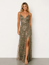 Marcia Sparkle Gown | Eucalyptus + Rose Gold