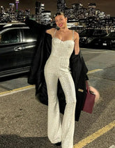 Duttini | Corseted Structure Elegant Jumpsuit