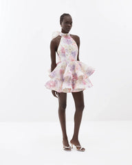 Rosetta Ruffle Mini Dress
