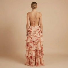 Botanica Ruffled Maxi Dress