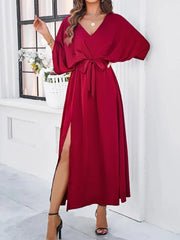 Celeste Wrap Maxi Dress