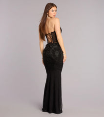 Joanna Rhinestone Two-Piece Formal Set