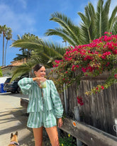 Riley Striped Shorts Set