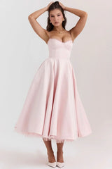 Evelyn Corset Midi Dress