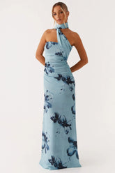 Isla Ruched Maxi Dress