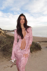 Elowyn | Women'S Flowing Two-Piece Vacation Summer Cover-Up Set