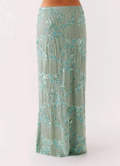 Alessia Sequin Maxi Skirt