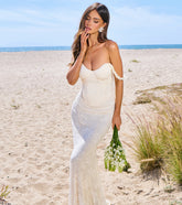Giorgina Lace Corset Flower Formal Dress