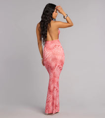 Wild Attraction Cowl Neck Maxi Dress
