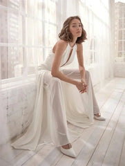 Alessandra Backless Formal Jumpsuit
