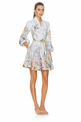Rebellion Button Mini Dress