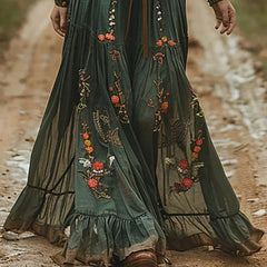 Valentina Embroidered Maxi Dress