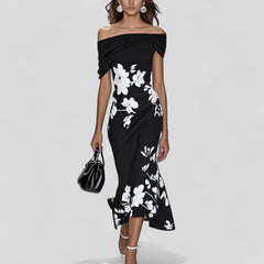 Sienna Draped Midi Dress