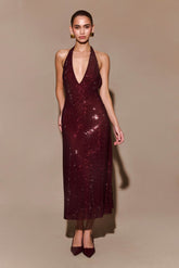 Monroe Backless Midi Dress
