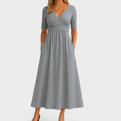 Isabella Wrap Midi Dress