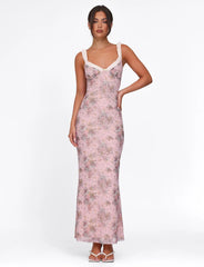 Vienna Ruched Maxi Dress