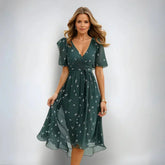 Elena Wrap Midi Dress