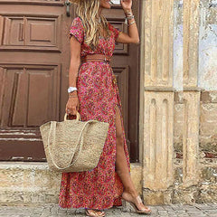 Rosalie Wrap Maxi Dress