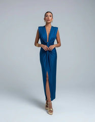 Sienna Ruched Maxi Dress