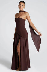 Isolde Wrap Maxi Dress