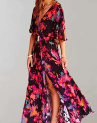 Catalina Wrap Maxi Dress