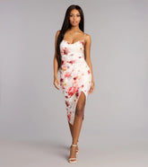 Modern Romance Floral Midi Dress