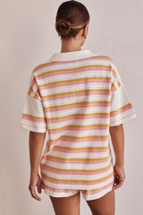 Marina Striped Shorts Set