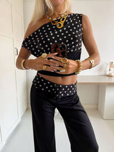Avery Polka Dot Crop Top