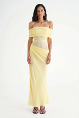 Sienna Ruched Maxi Dress