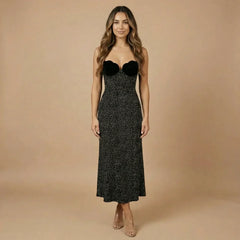 Isadora Polka Dot Midi Dress