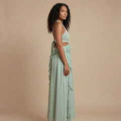 Rosalie Ruffle Maxi Dress