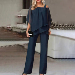 Everly Overlay Pant Set