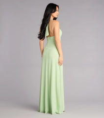 Kendall Mesh A-Line Formal Dress