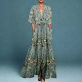 Iris Floral Maxi Dress