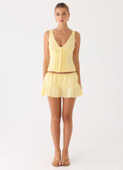 Aberley Top - Yellow