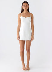 Famous Mini Dress - White