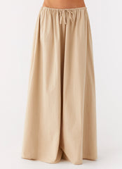 Randy Maxi Skirt - Tan