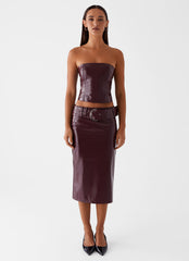 Wynnie Cami Top - Cherry Red