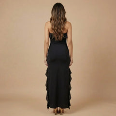Isabella Ruffle Maxi Dress