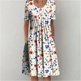 Natasha Pleated Midi Dress