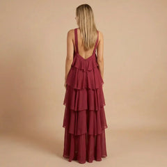 Isabelle Ruffle Maxi Dress
