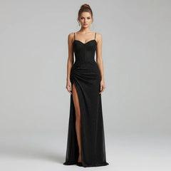 Aria Ruched Maxi Dress