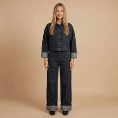 Riley Wide Leg Denim Set