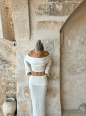 Azaria | Women'S Textured Summer Vacation Two-Piece Set