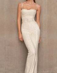Duttini | Corseted Structure Elegant Jumpsuit