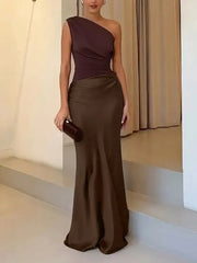 Isabelle Ruched Maxi Dress
