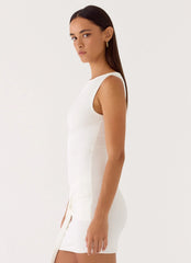 Everly Mini Dress White