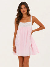 Lacey Mini Dress - Pink