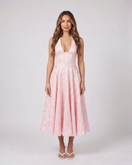 Sienna Jacquard Midi Dress